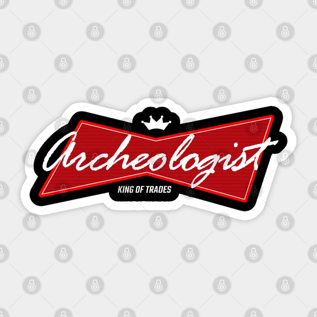 archeologist Sticker by Ojo Dewe